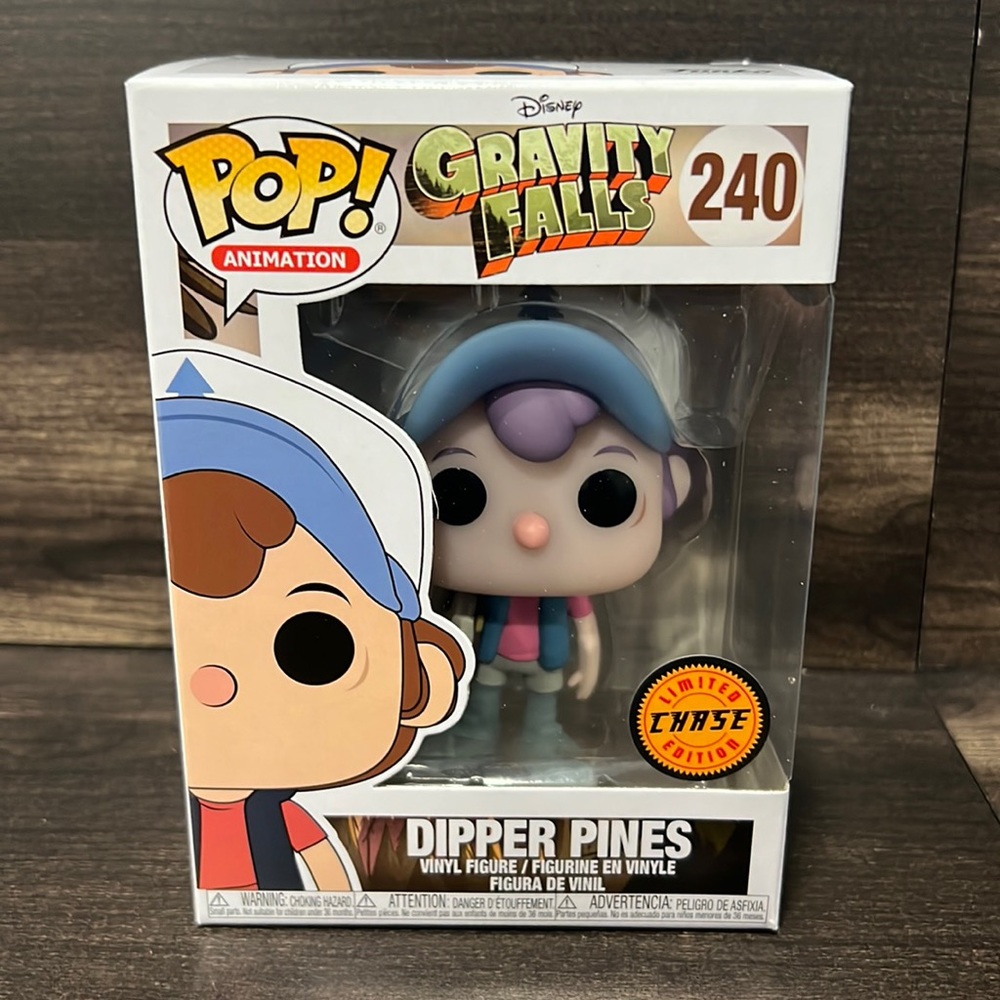 Dipper Pines Funko Pop Glows in dark Chase + Protector